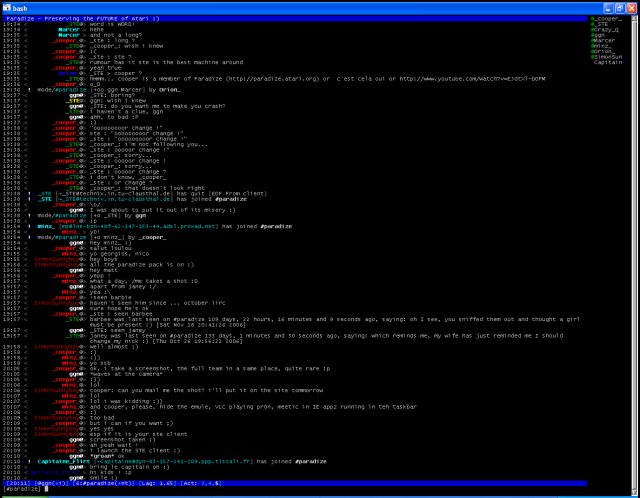 [all Paradizers on IRC 1]